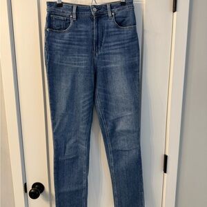 PAIGE Women's Sarah Slim Jeans in Medium Denim Blue